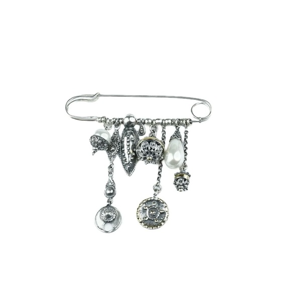 NWOT PREGOMESH Brooch "Heqyal" - Picture 3 of 6